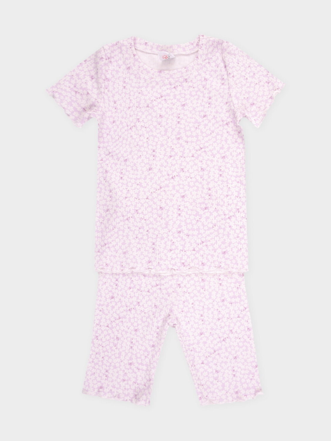 CROCKID Пижама 559521 К 1651 нежно-лавандовый, лепестки цветов