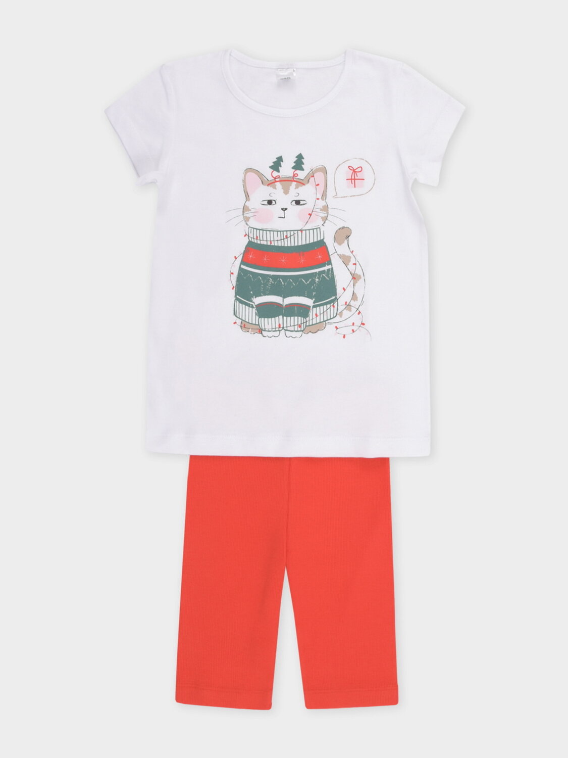 CROCKID Пижама 559527 КП 1647 белый, красный