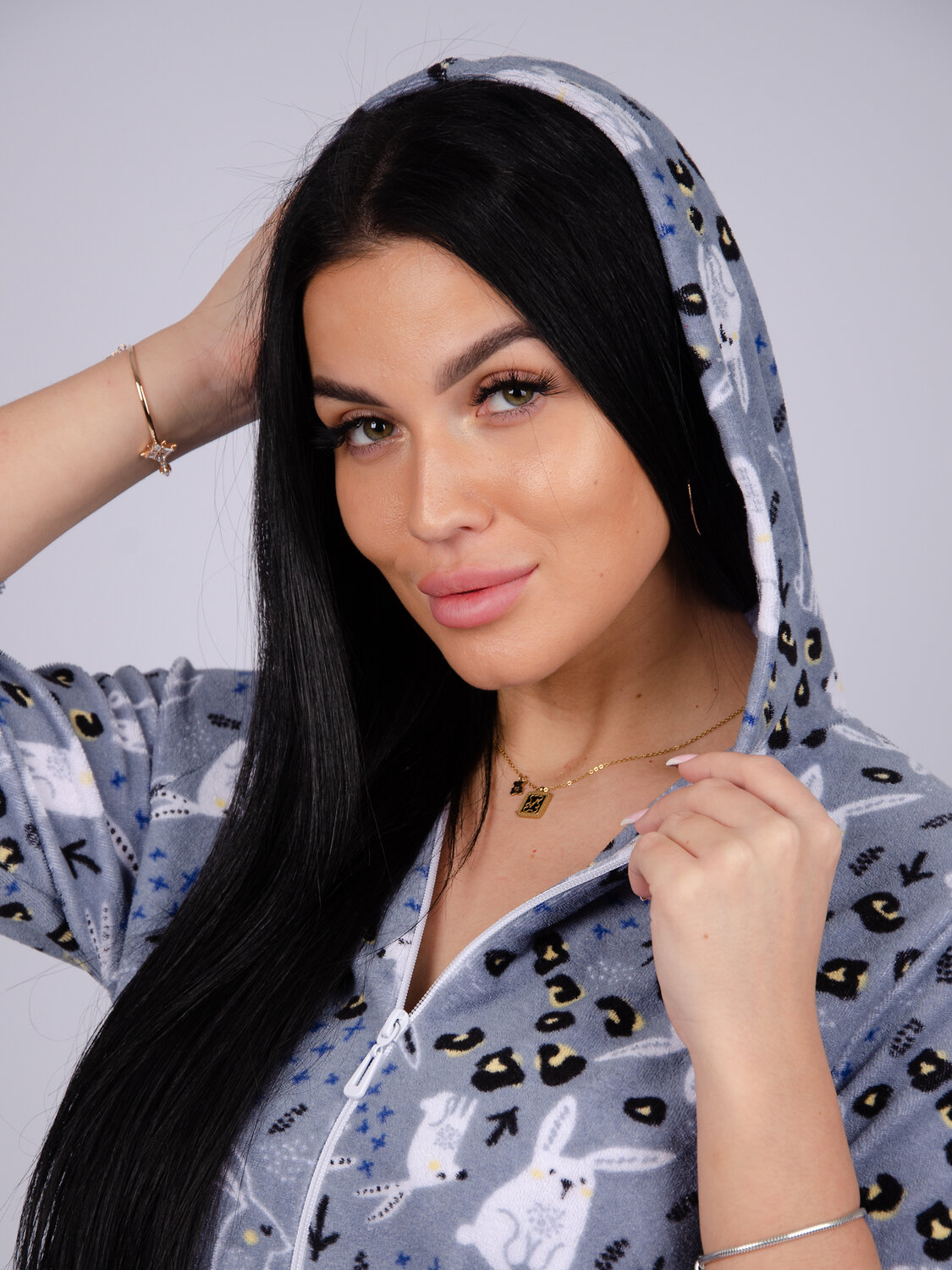 Malina Халат 559553 378с серый