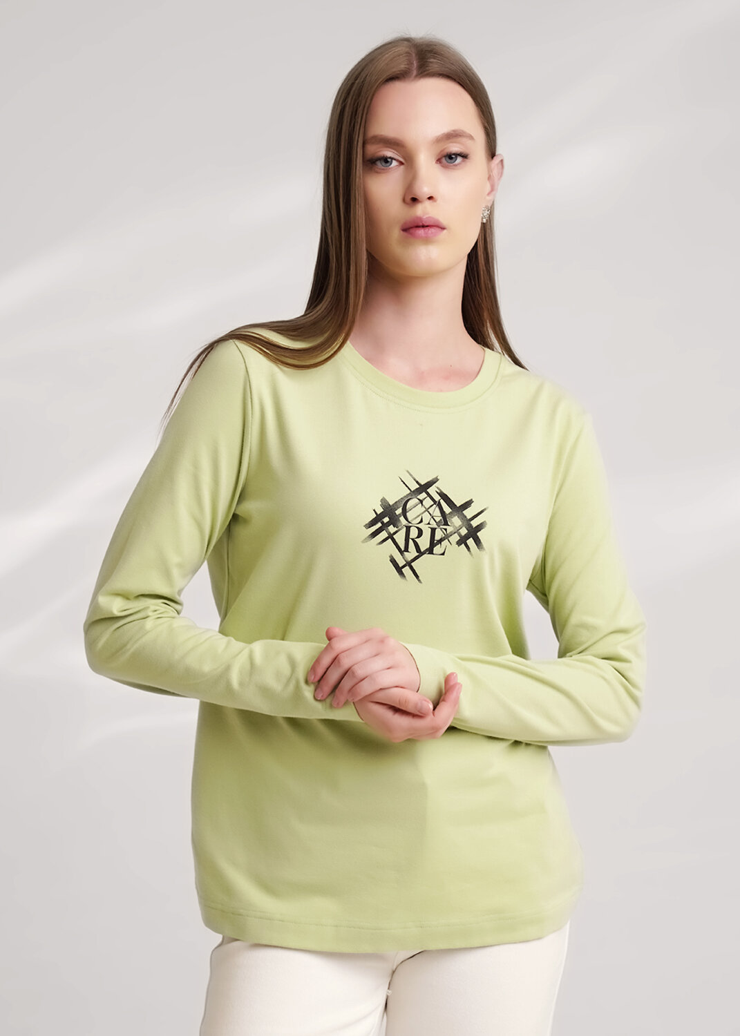 CLEVER Фуфайка 559713 156947/183гтк_п св.зелёный