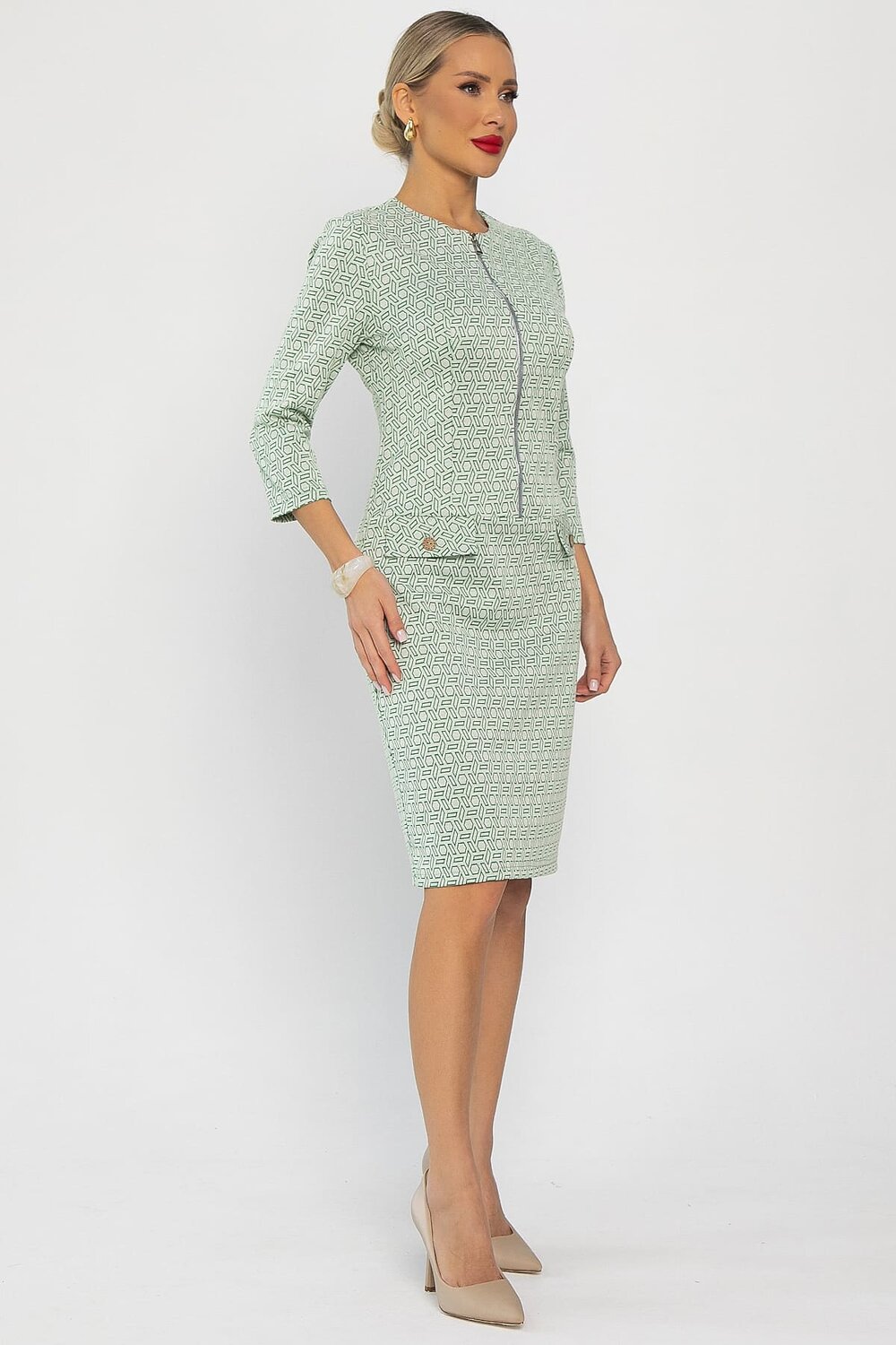 LT Collection Платье 559849 П13667-19М зеленый