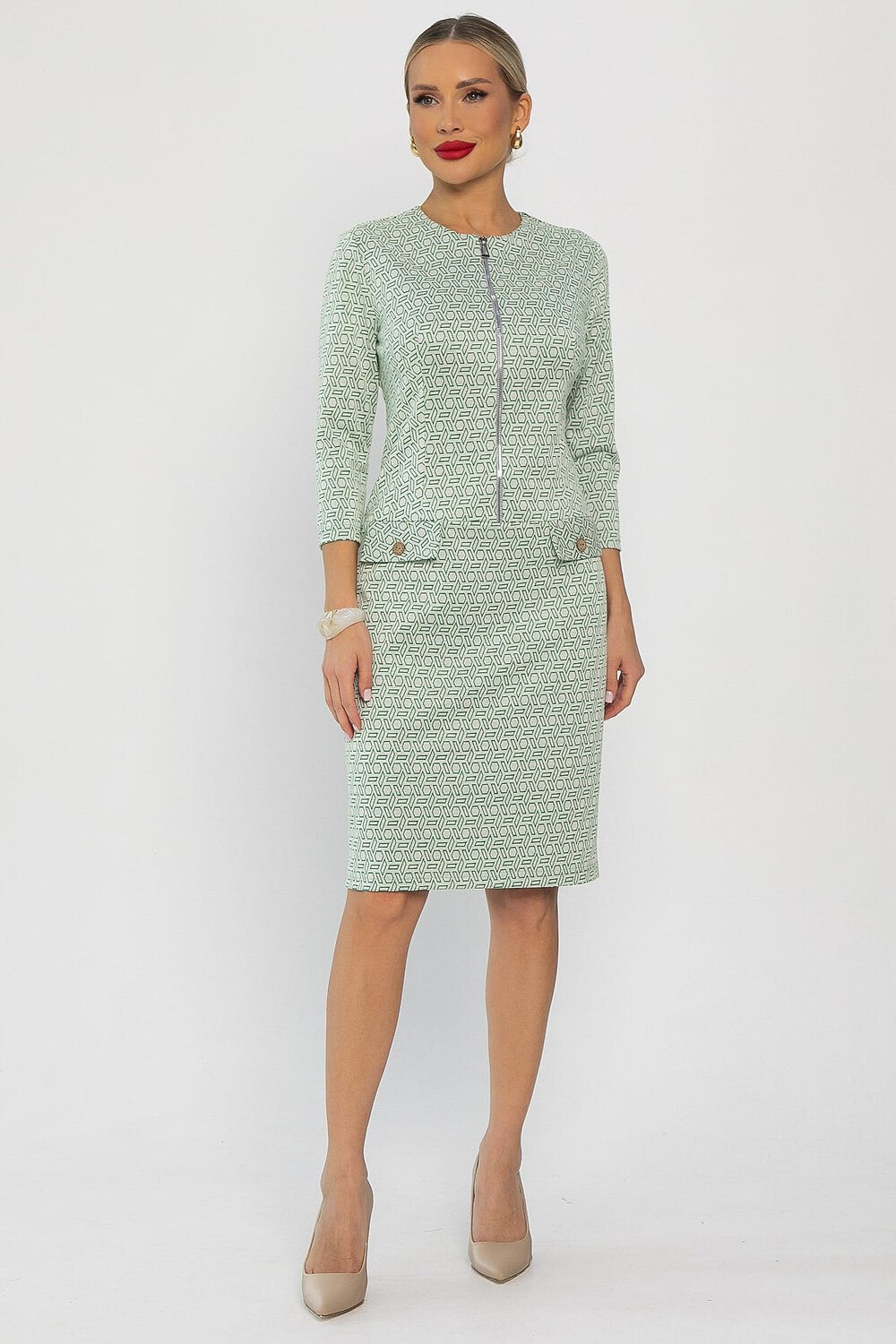 LT Collection Платье 559849 П13667-19М зеленый