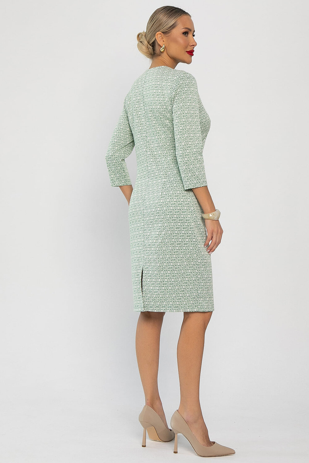 LT Collection Платье 559849 П13667-19М зеленый