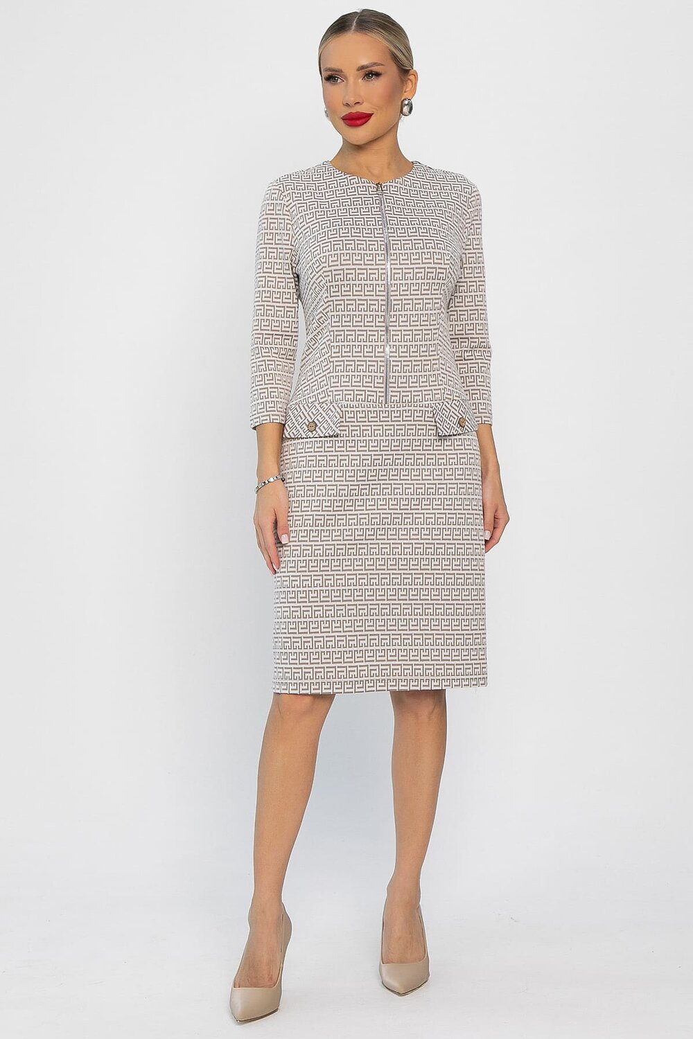 LT Collection Платье 559850 П13668-19М бежевый