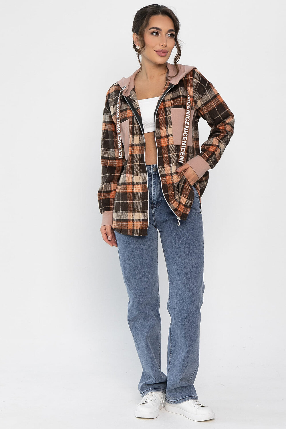 LT Collection Рубашка 559852 Б13907-50М коричневый