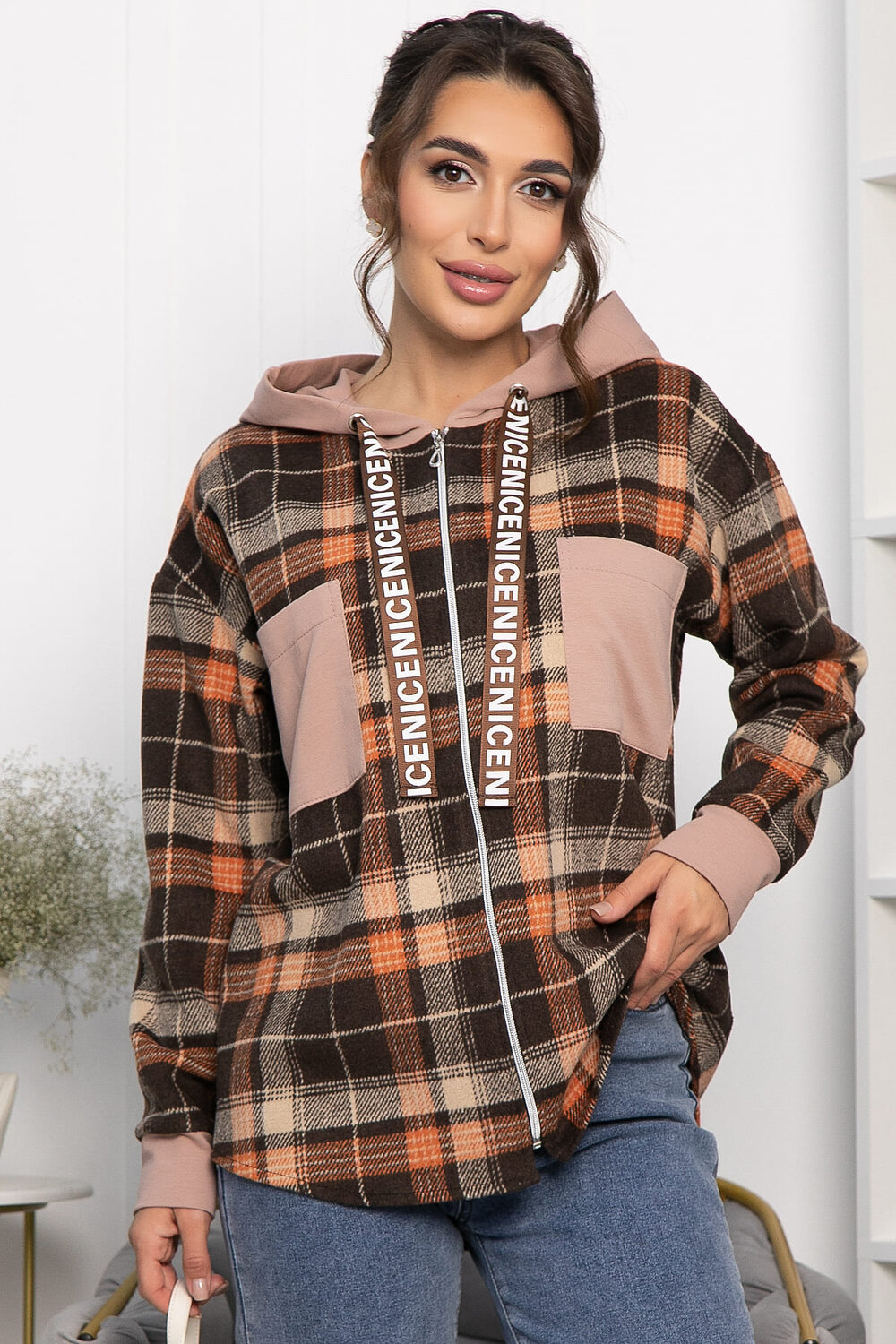 LT Collection Рубашка 559852 Б13907-50М коричневый