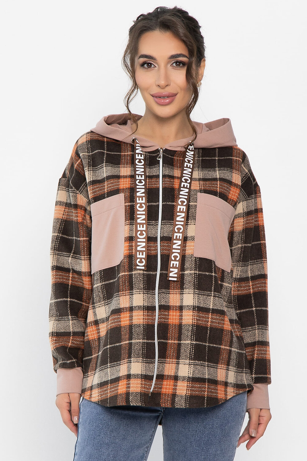 LT Collection Рубашка 559852 Б13907-50М коричневый