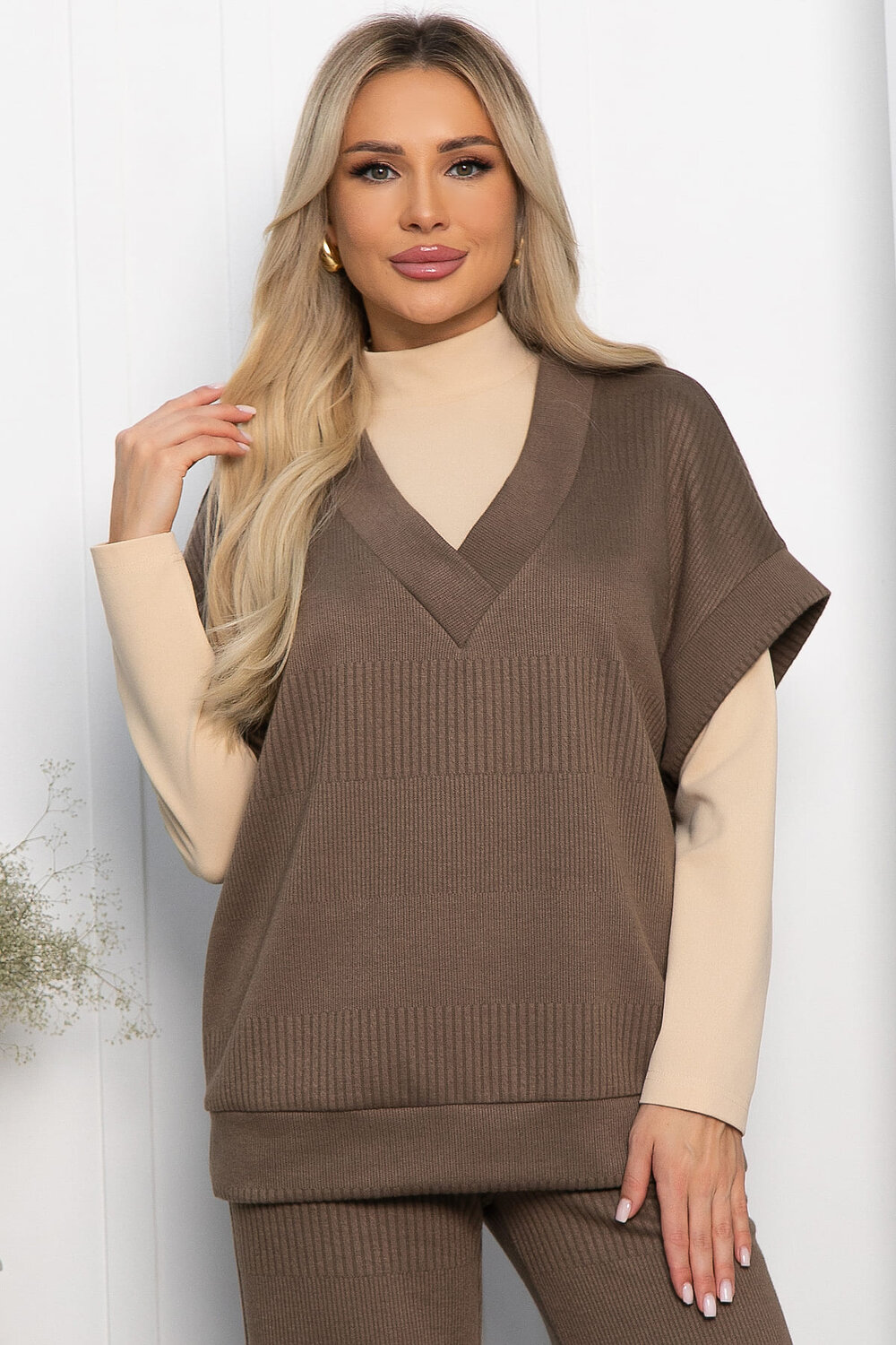 LT Collection Костюм 559857 К14250-5М коричневый