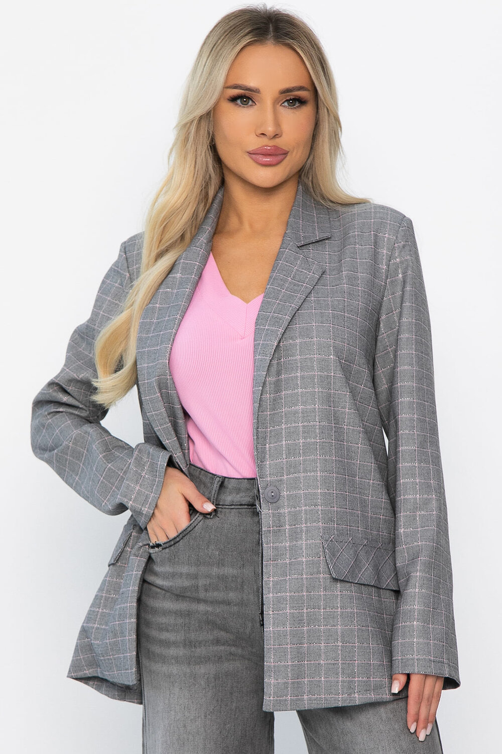 LT Collection Жакет 559861 Б14281-7М серый