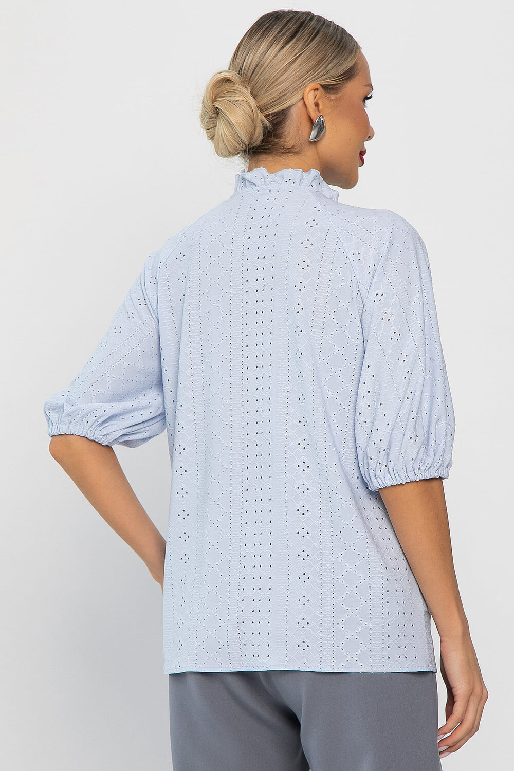 LT Collection Блуза 559862 Б14289-45М голубой