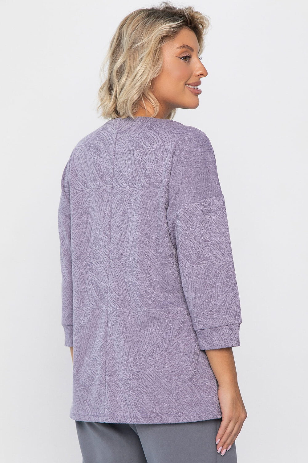 LT Collection Джемпер 559958 Б14313-48М сиреневый
