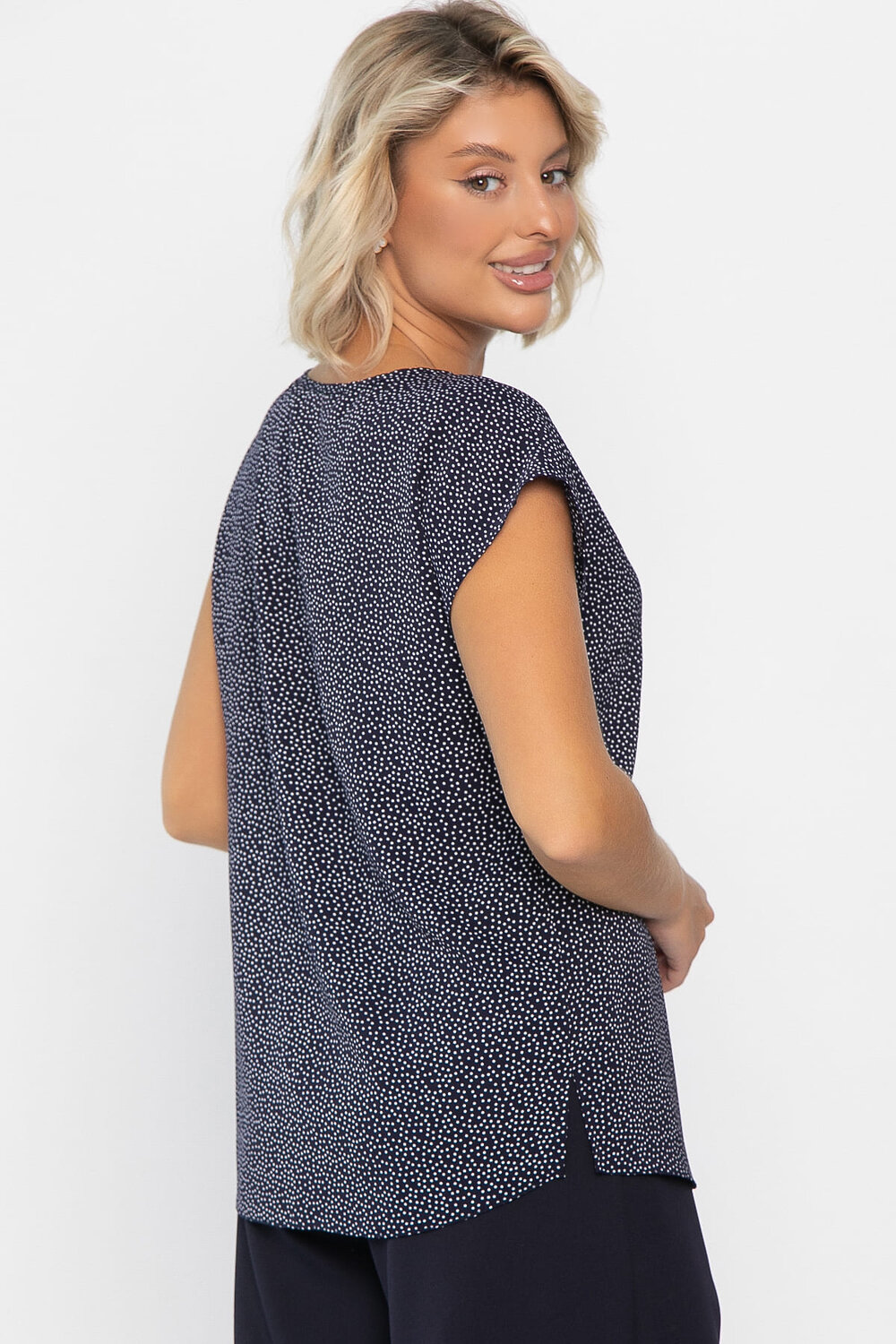 LT Collection Блуза 559966 Б14302-8М темно-синий