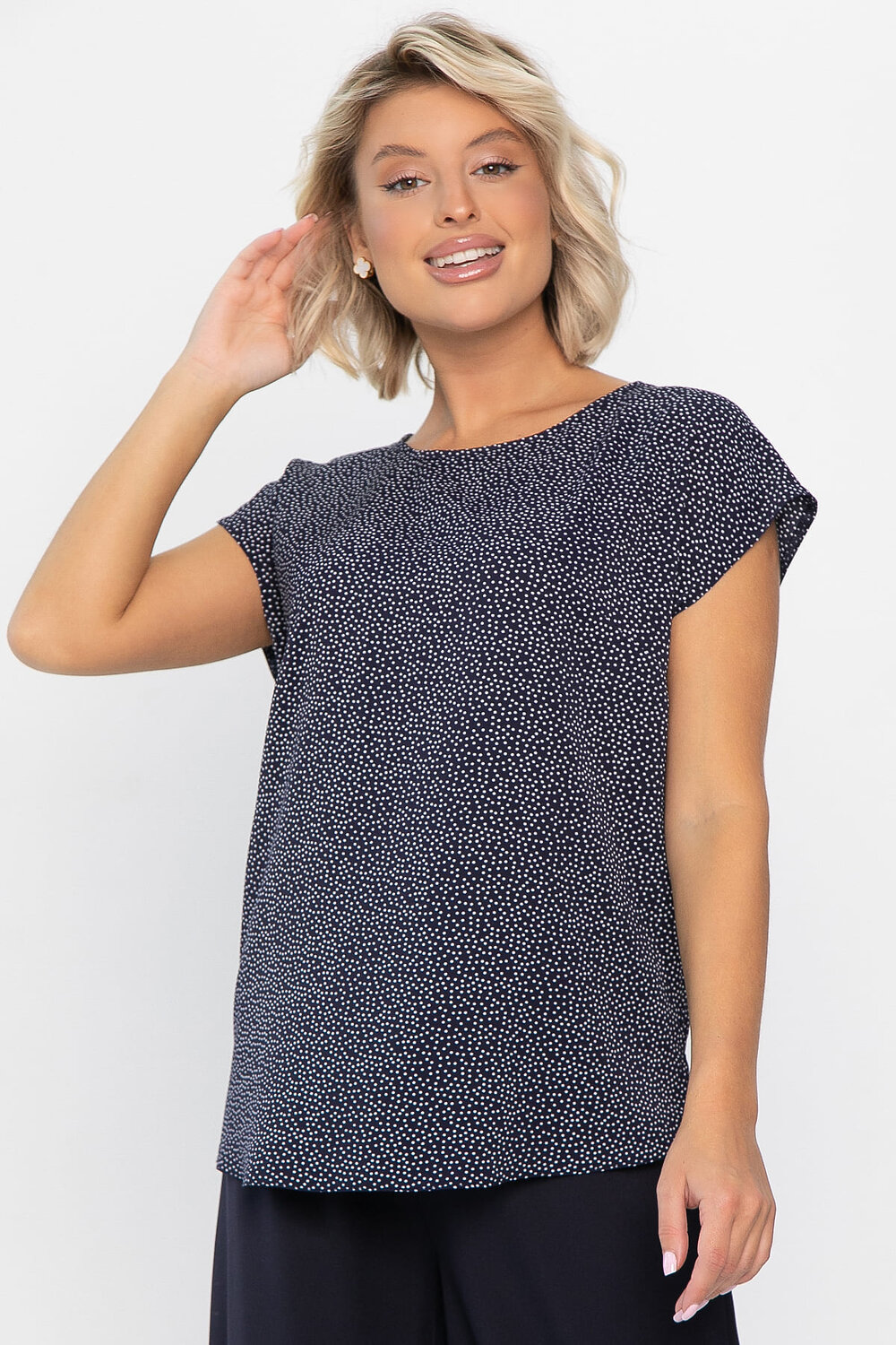 LT Collection Блуза 559966 Б14302-8М темно-синий