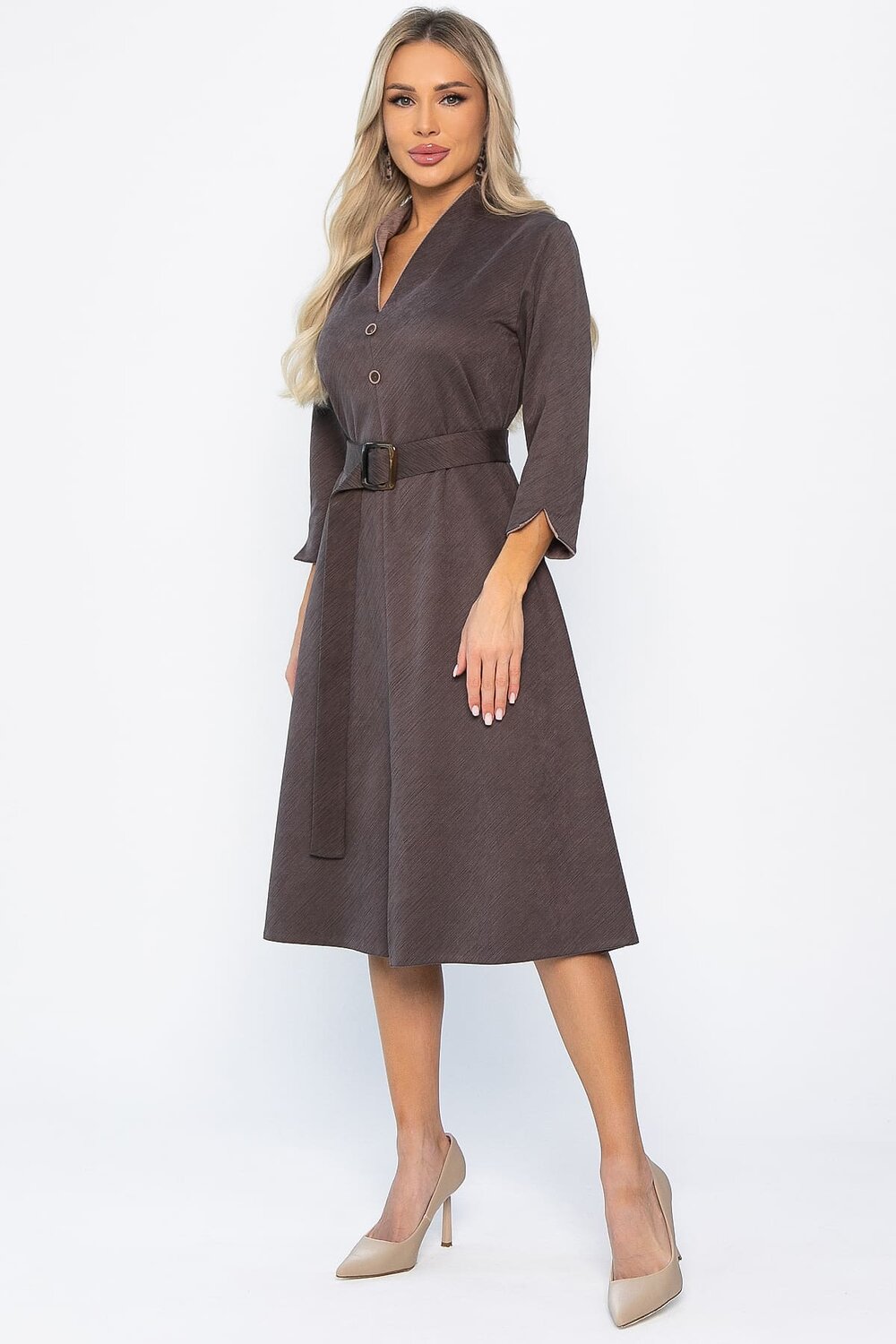 LT Collection Платье 559992 П14305-18М коричневый