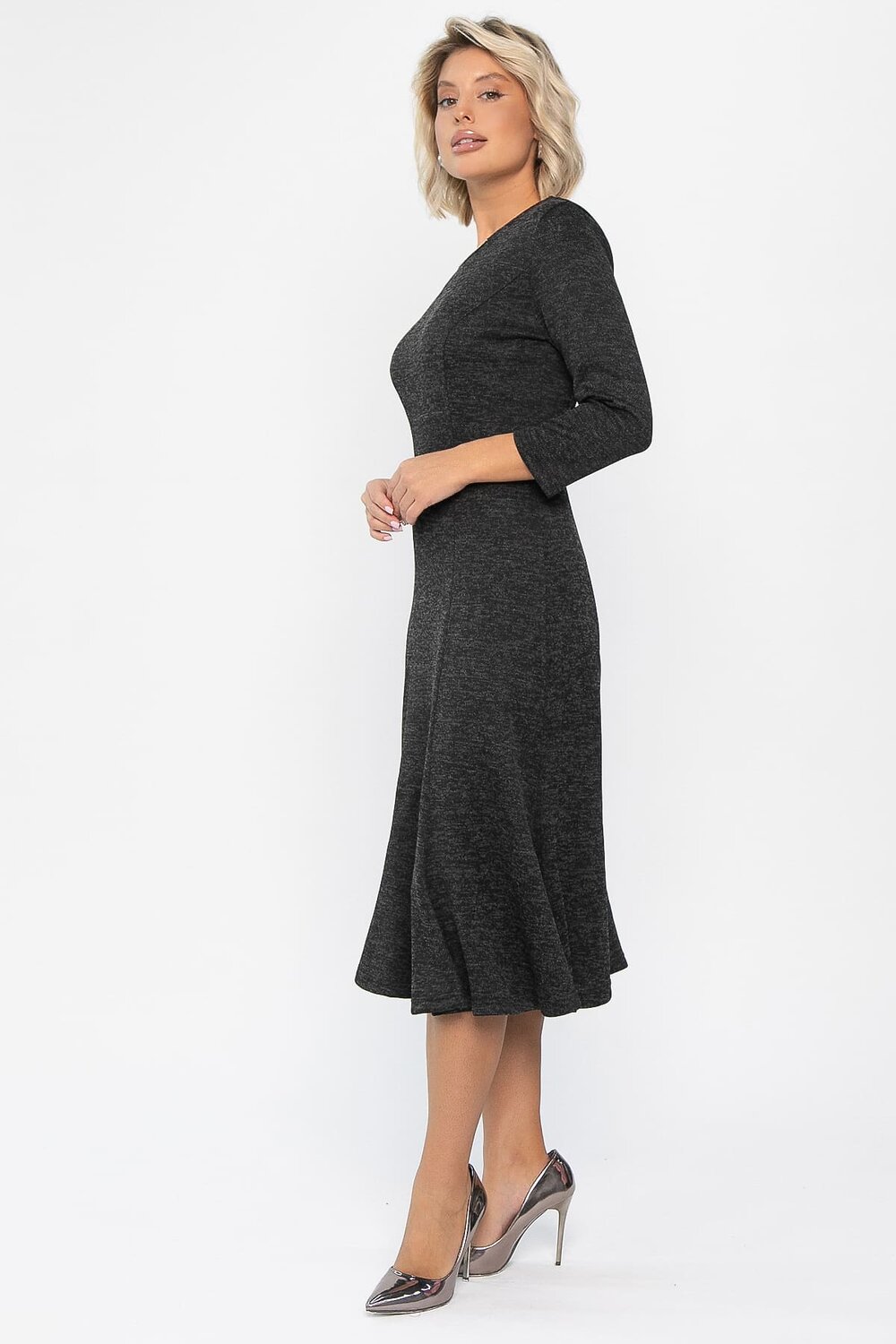 LT Collection Платье 560018 П14328-10М темно-серый