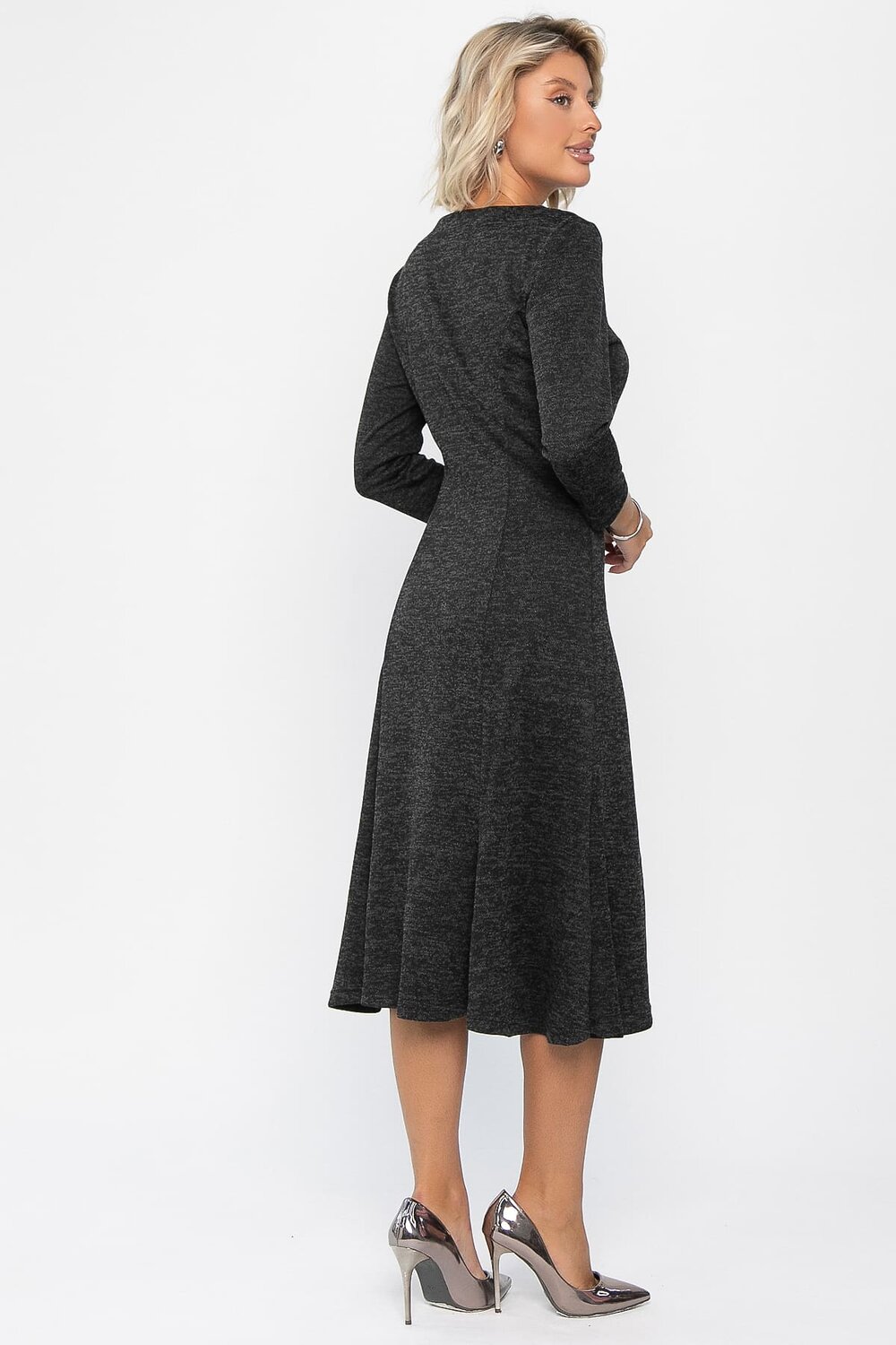 LT Collection Платье 560018 П14328-10М темно-серый