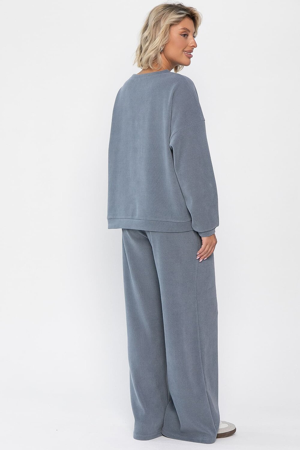 LT Collection Костюм 560029 К14347-5М серо-голубой