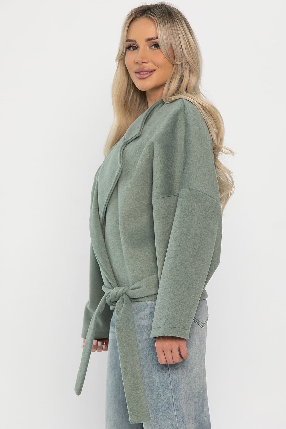 LT Collection Пальто 560057 Б14339-7М фисташковый