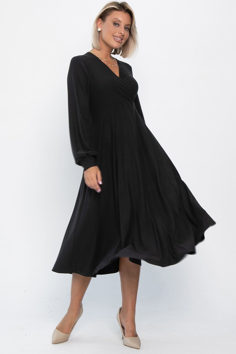 LT Collection Платье 560106 П14366-1М черный