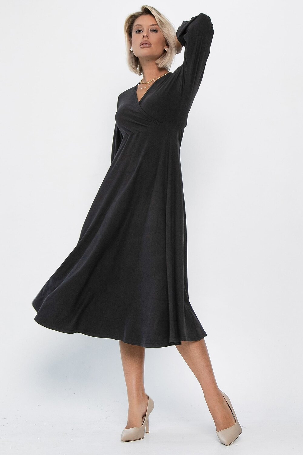 LT Collection Платье 560106 П14366-1М черный