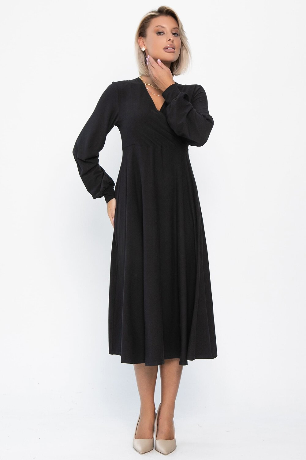 LT Collection Платье 560106 П14366-1М черный
