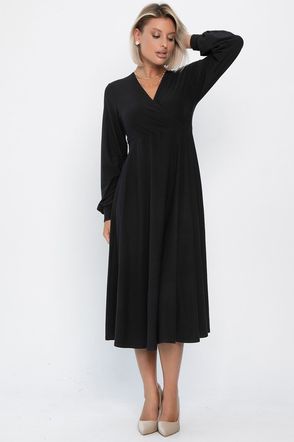 LT Collection Платье 560106 П14366-1М черный