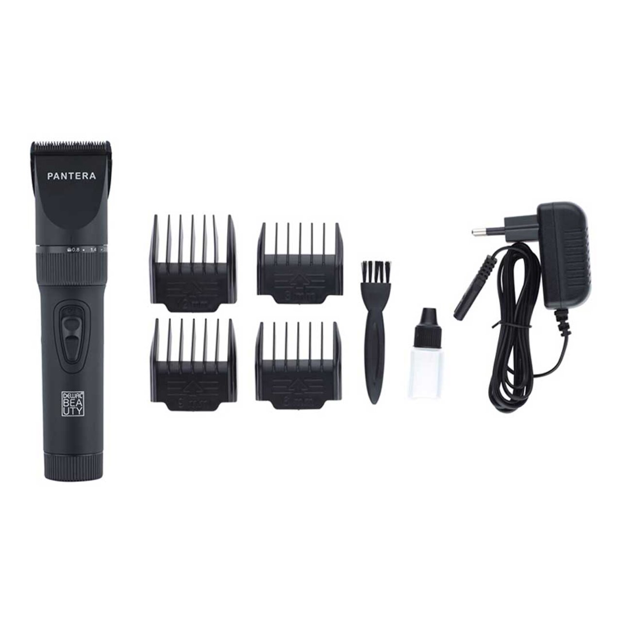 Dewal Beauty Машинка для стрижки волос / -Black Pantera Black, 0,8-2,0 мм, черный 560237 18874