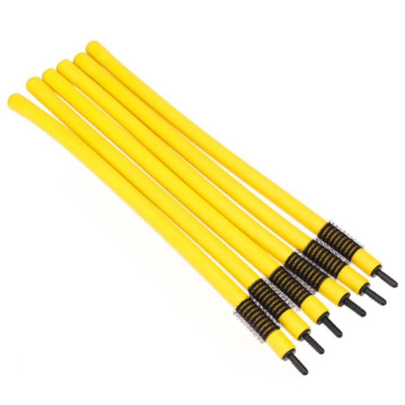 Dewal Beauty Бигуди-бумеранги, 10 мм x 240 мм, желтый, 6 шт. 560363 19216