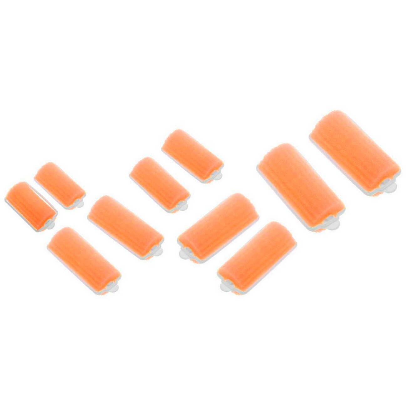 Dewal Beauty Бигуди поролоновые DBP38, 38 мм x 70 мм, оранжевый, 10 шт. 560395 3909
