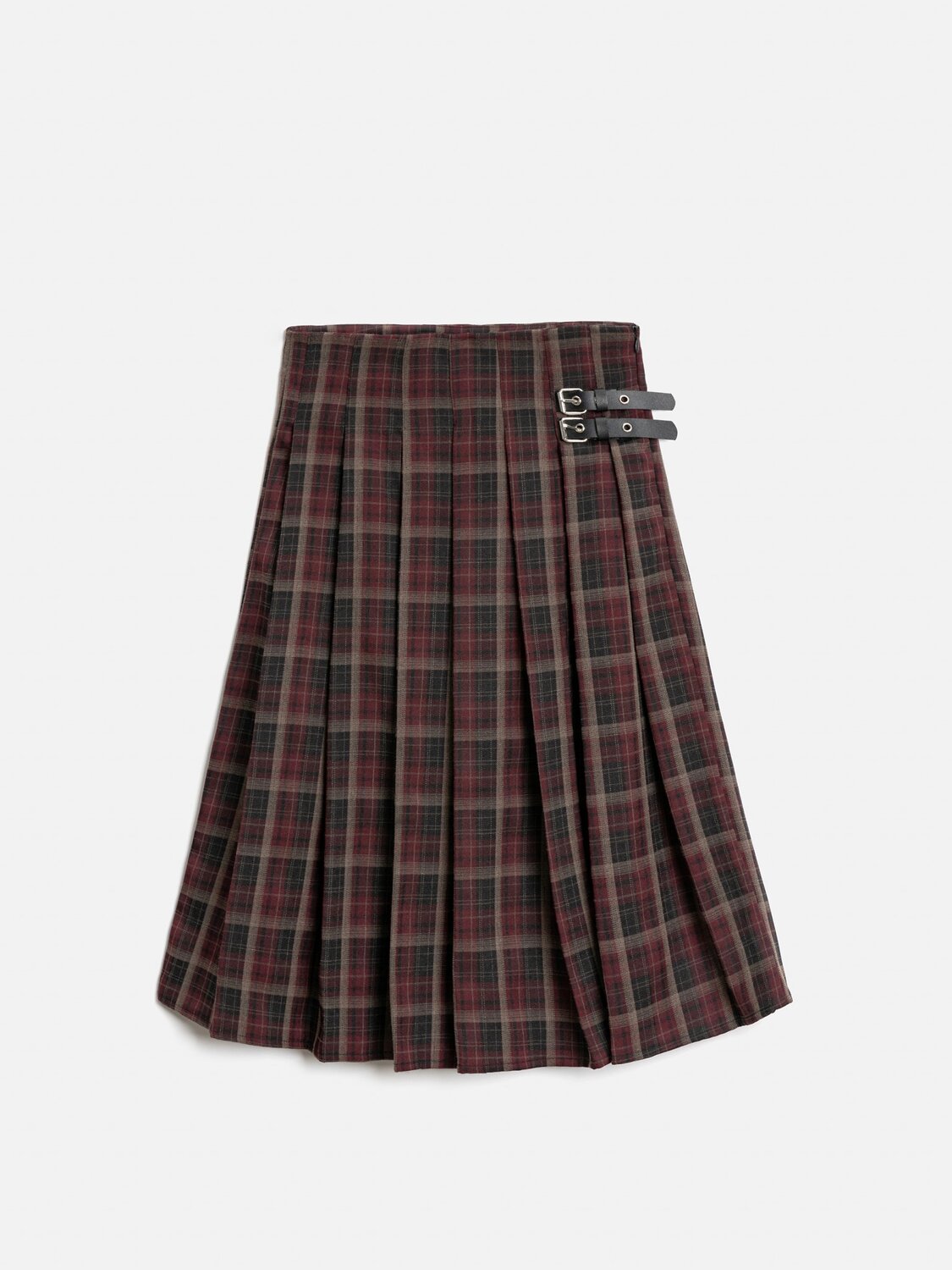 Acoola Юбка 560623 20210180256 бордовая клетка