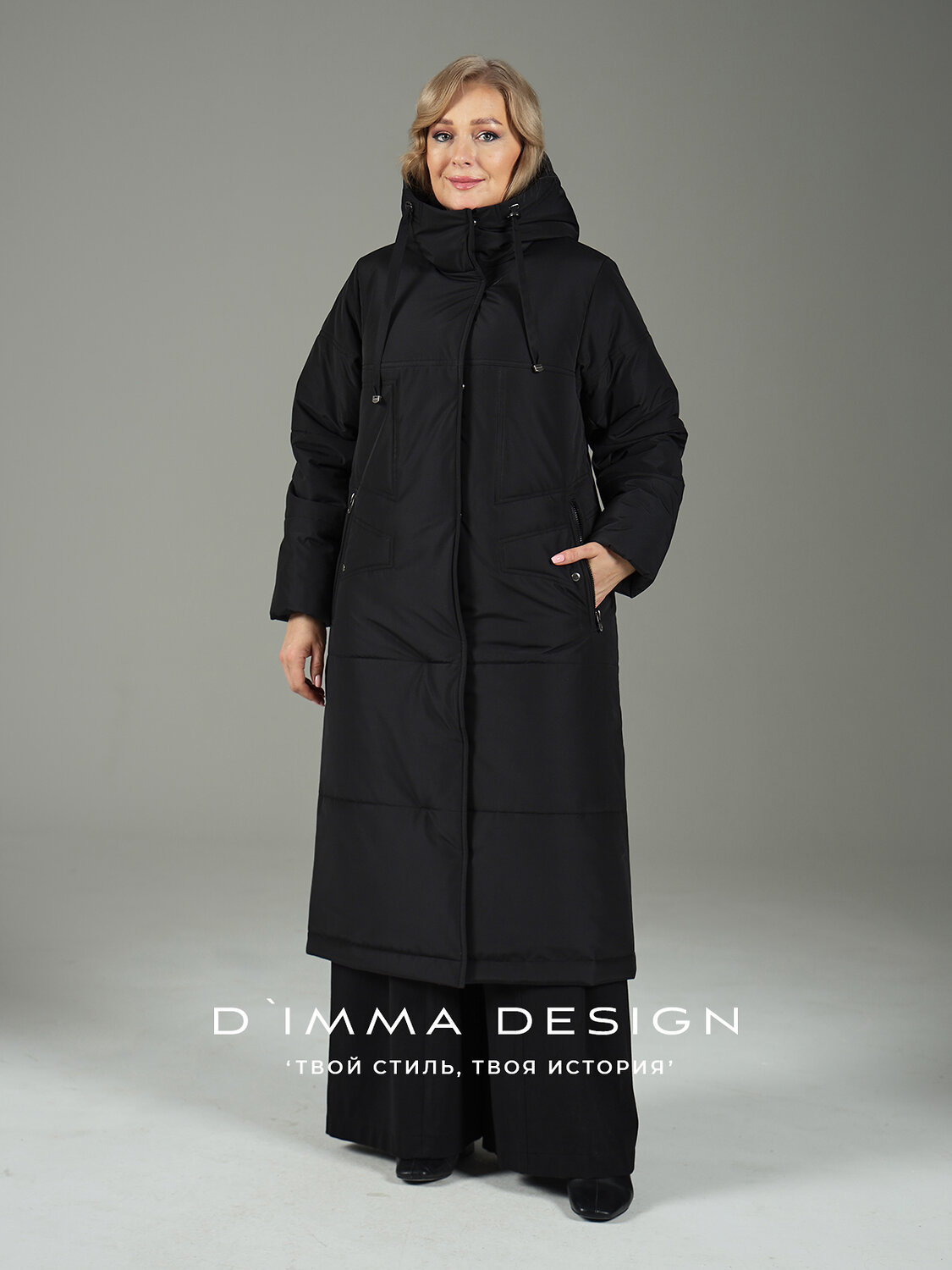 DIMMA Пальто 560759 2600 Черный