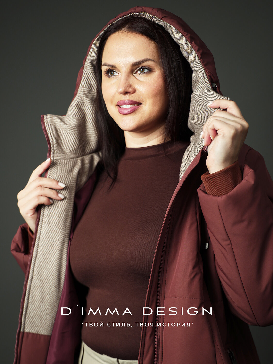 DIMMA Пальто 560773 2604 Терракотовый