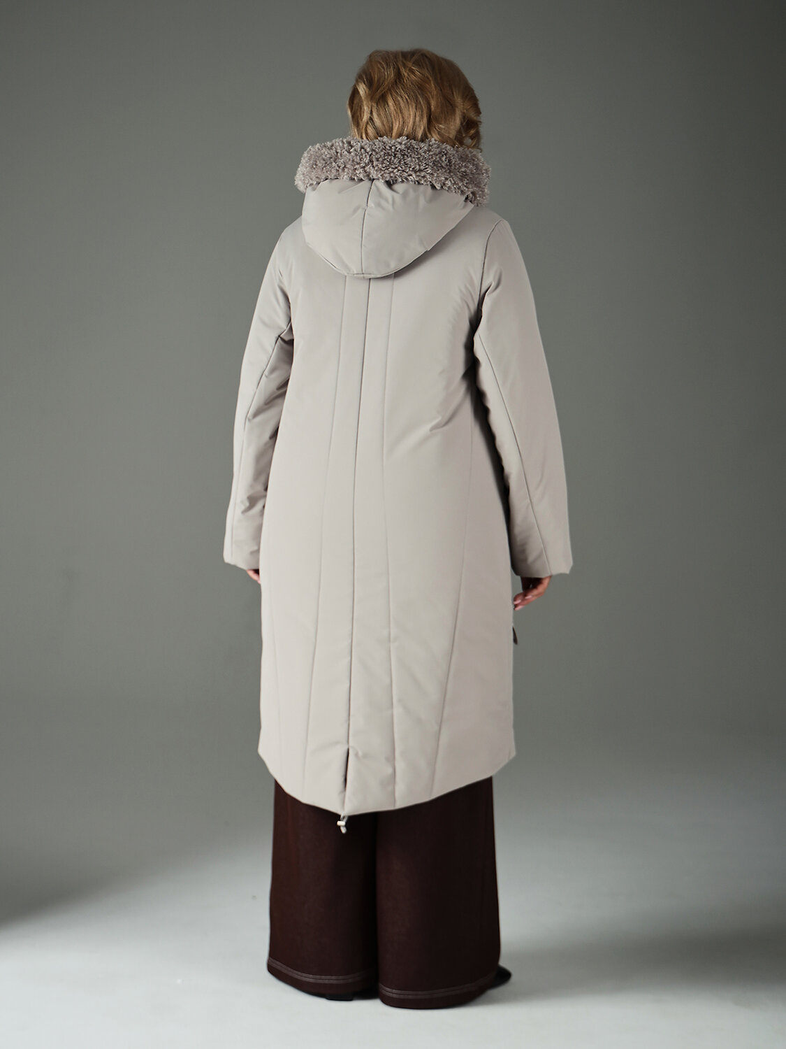 DIMMA Пальто 560774 2605 Серо-бежевый