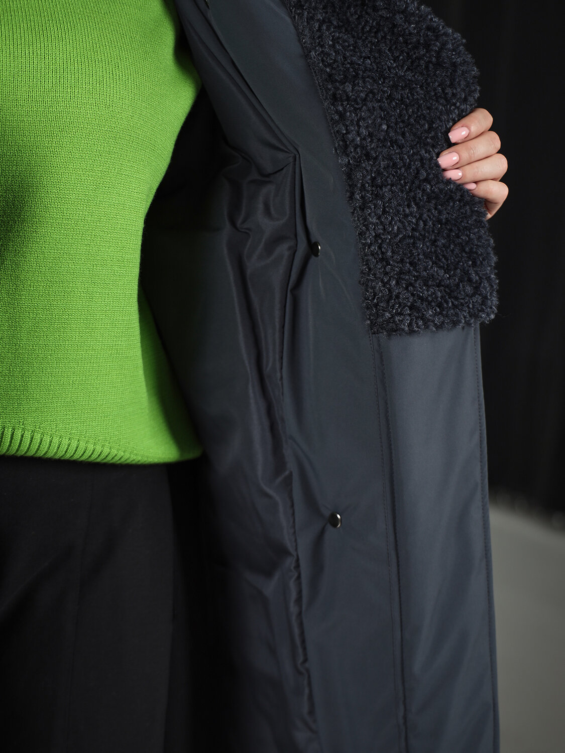 DIMMA Пальто 560775 2605 Графитовый