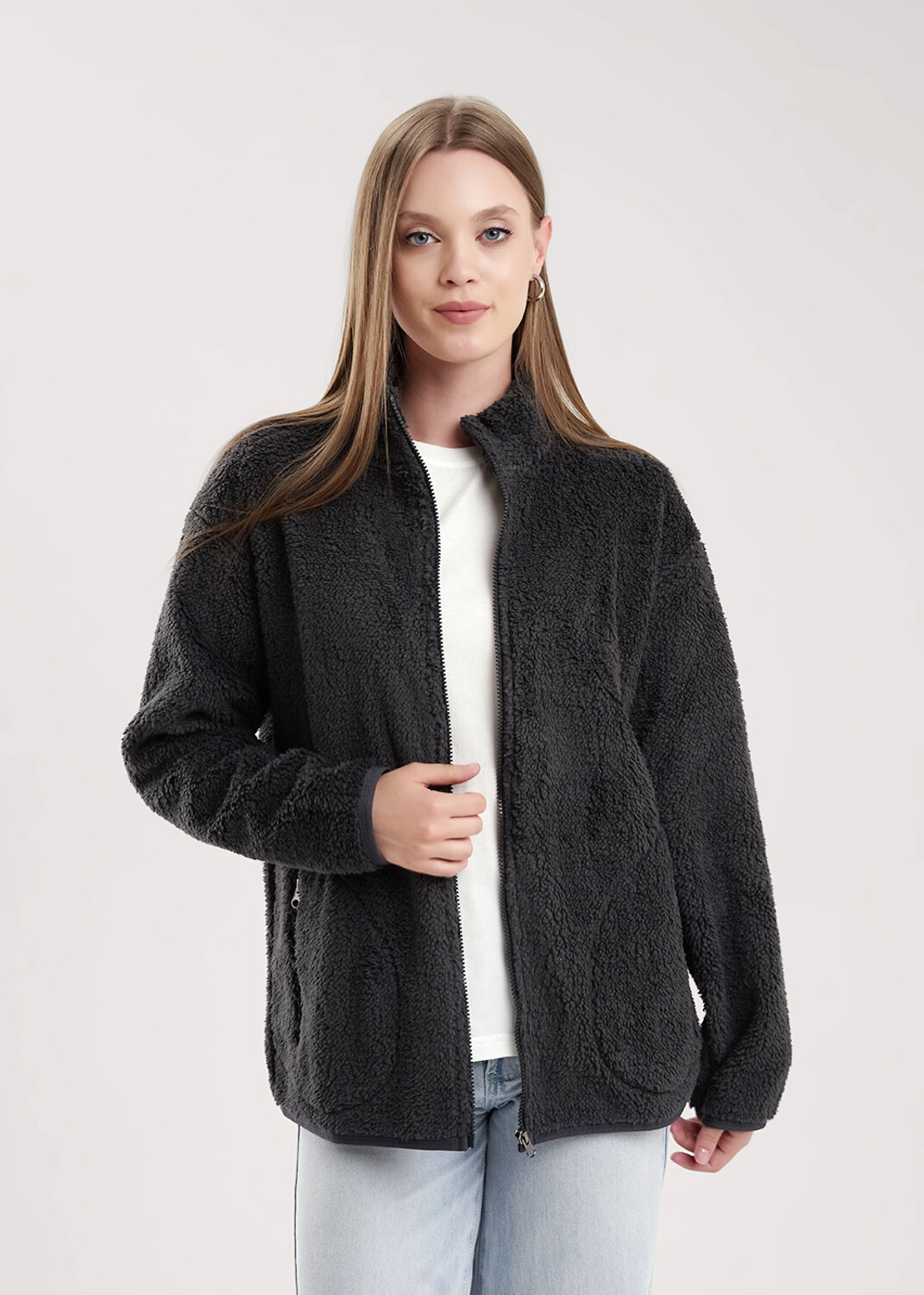 CLEVER Куртка 560790 LJ15-103/8 серый