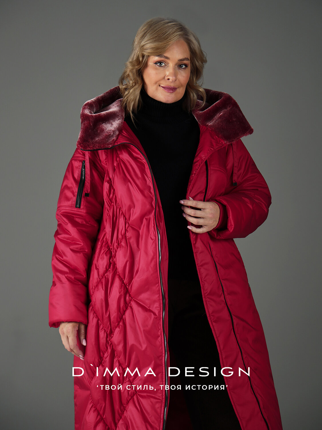 DIMMA Пальто 560821 2611 Красный