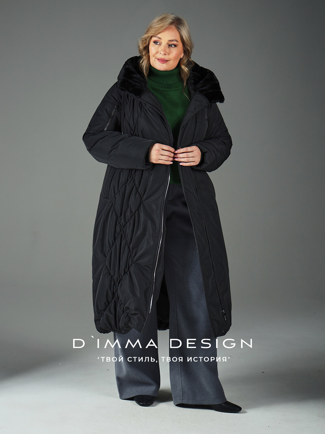 DIMMA Пальто 560822 2611 Черный