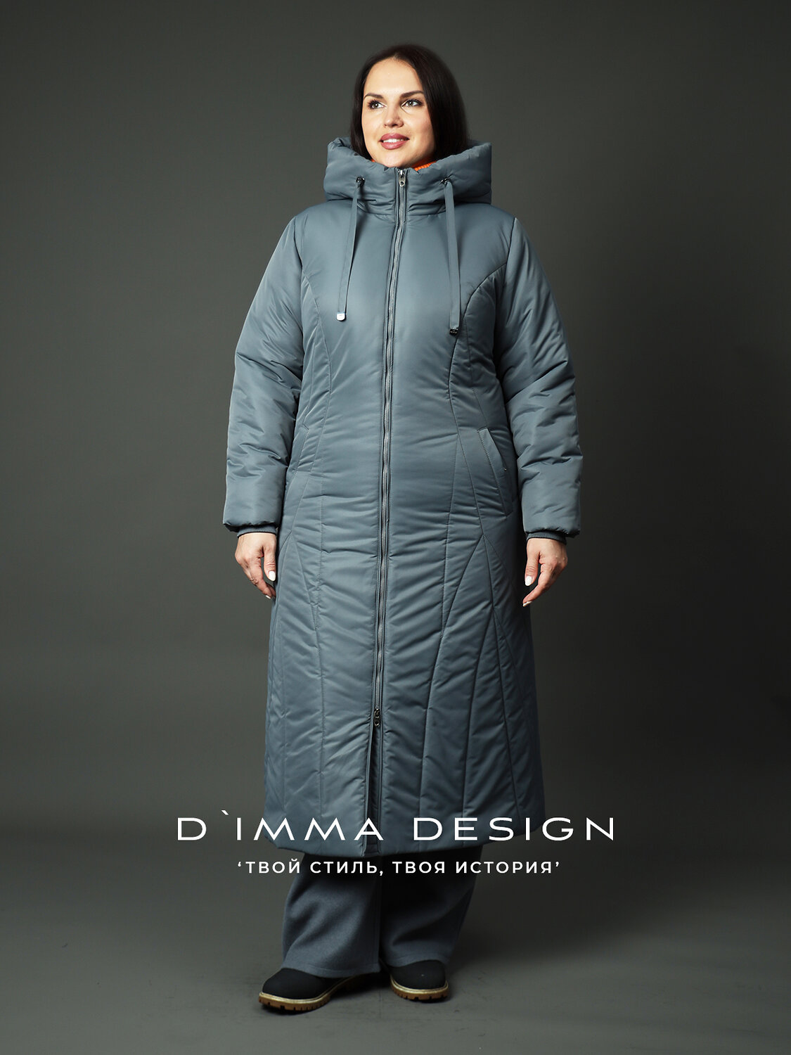 DIMMA Пальто 560832 2503 Сине-зеленый
