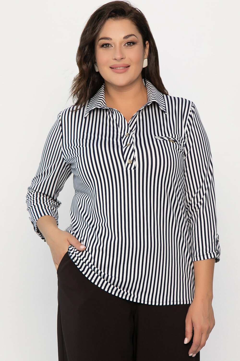 LT Collection Рубашка 560856 Б14311-18М синий