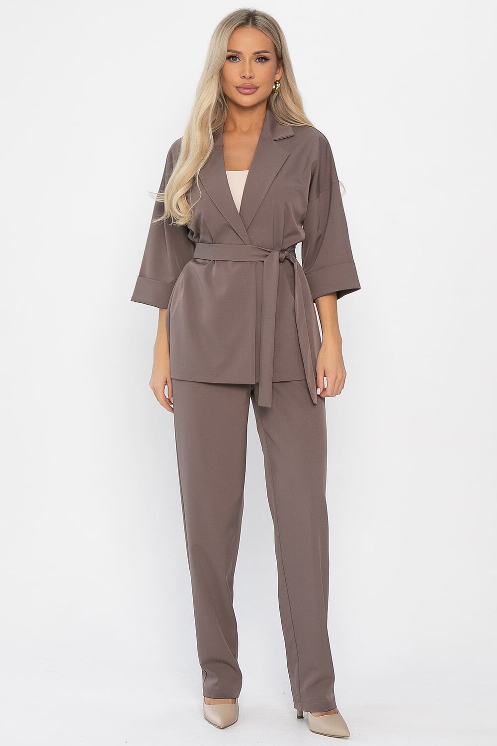 LT Collection Костюм 561105 К14376-12М коричневый