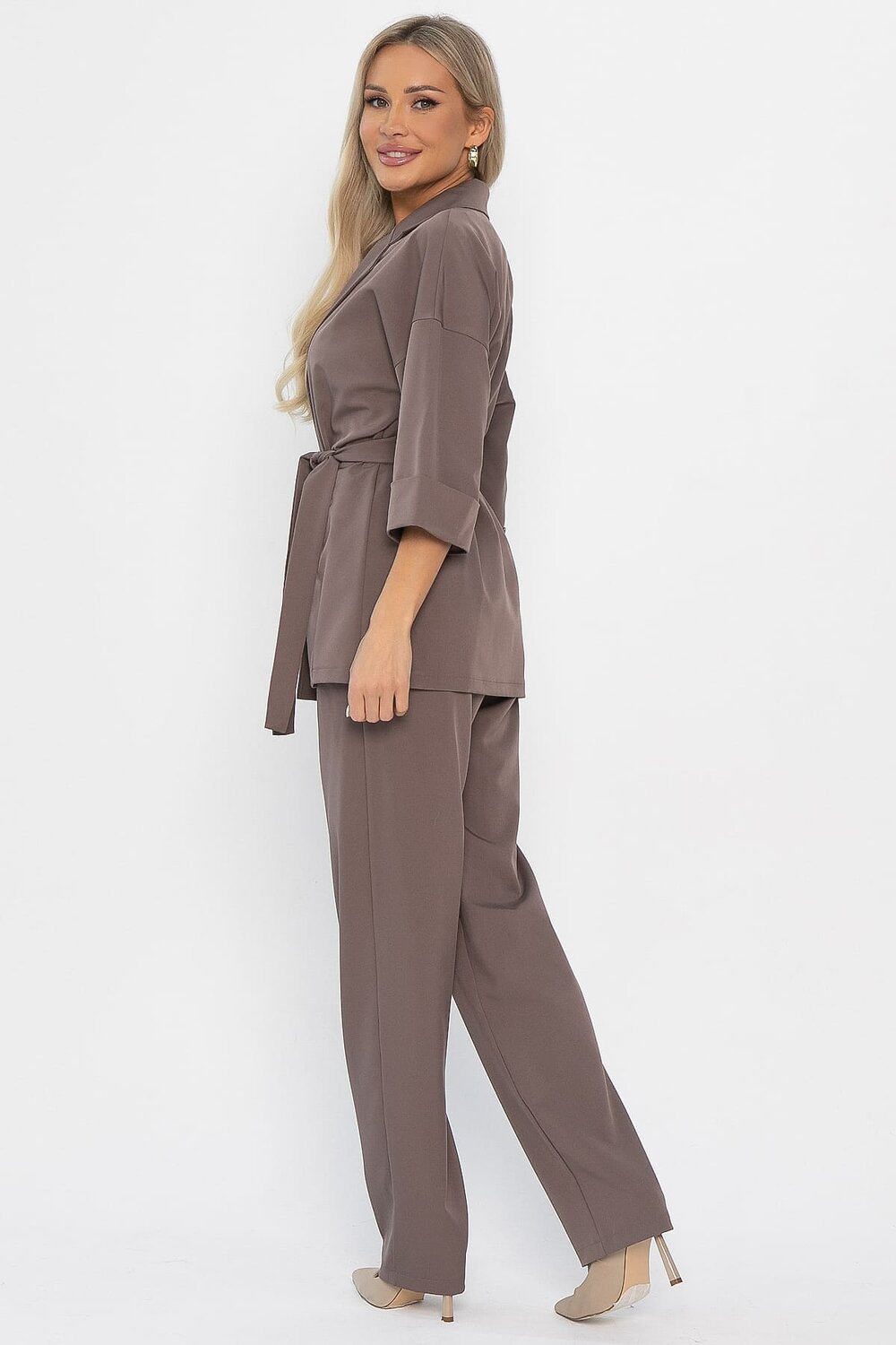 LT Collection Костюм 561105 К14376-12М коричневый