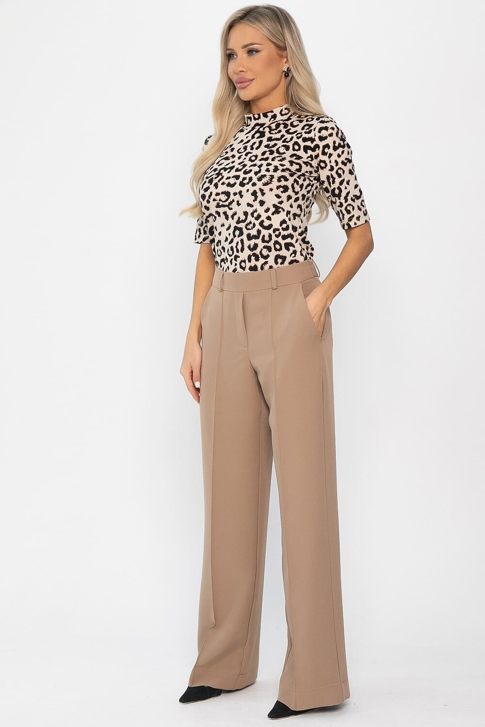 LT Collection Брюки 561106 Б14384-30М бежевый