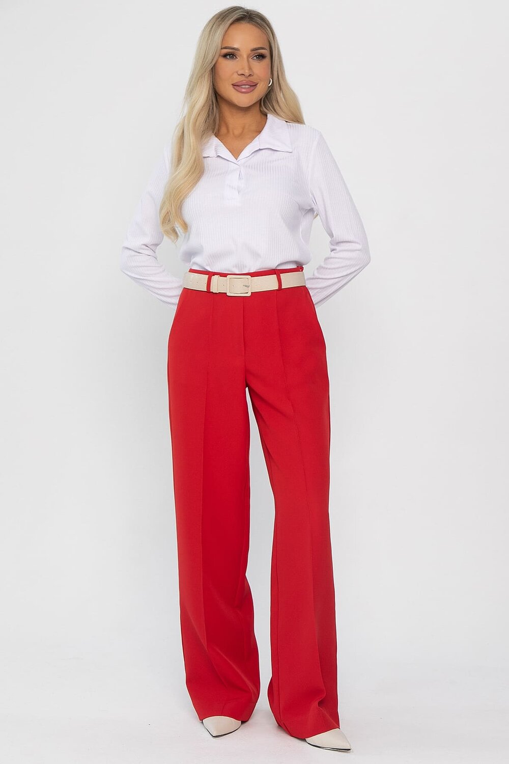 LT Collection Брюки 561108 Б14365-30М красный
