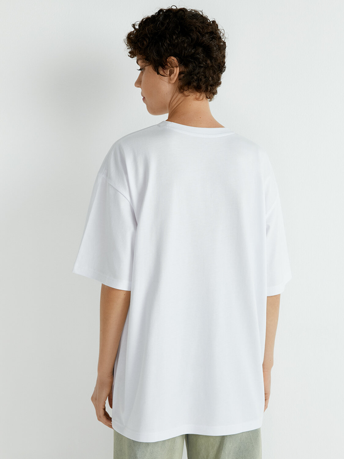 Omsa Футболка 561294 OmT_D1302 Футболка женская OVERSIZE, CO Bianco (Белый)