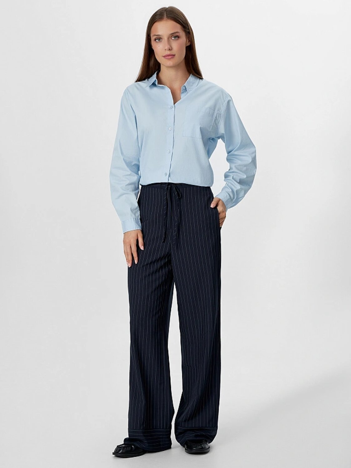 MARK FORMELLE Брюки 561448 182257 сине -белая полоска