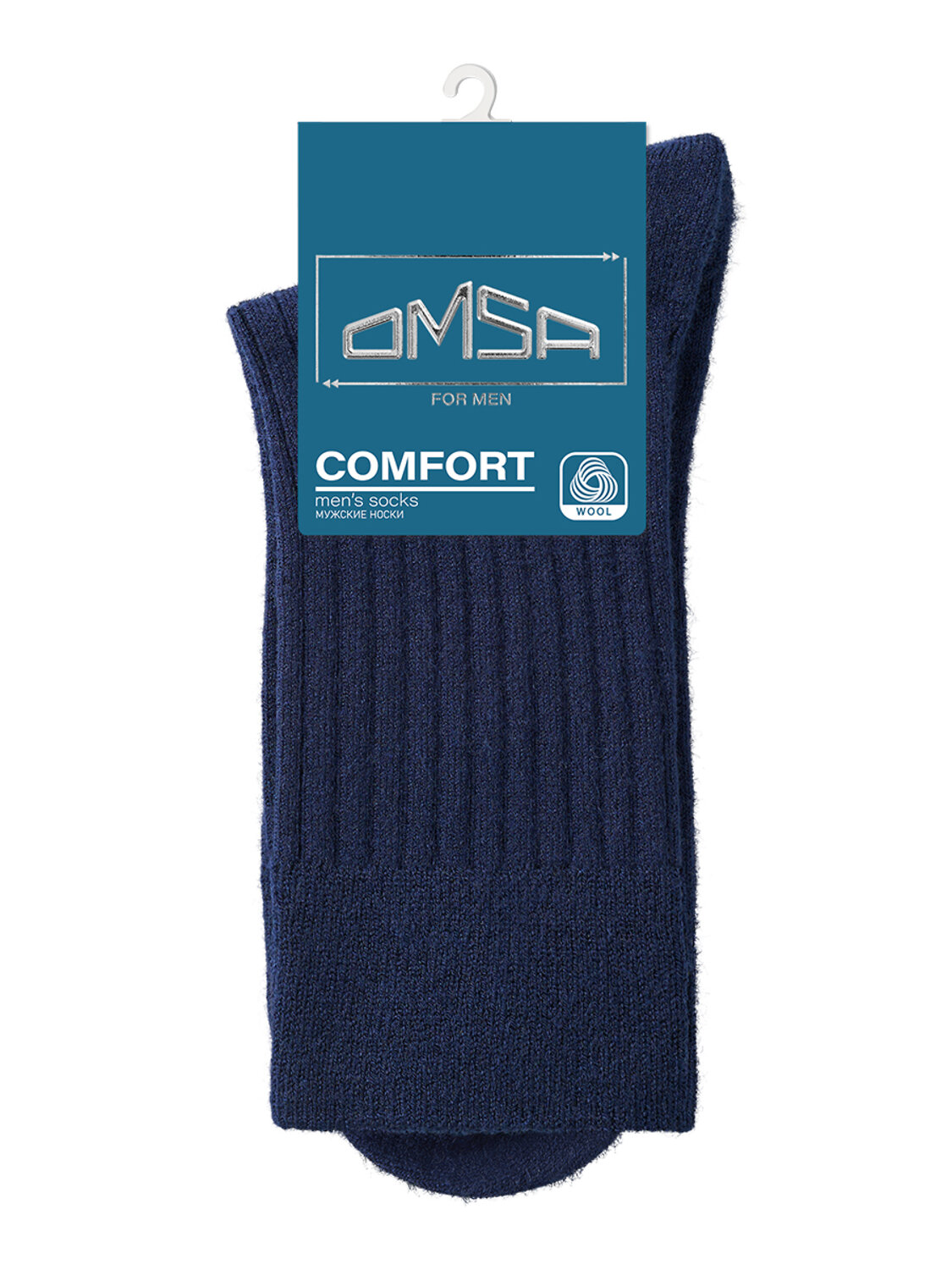 Omsa Носки 561808 OMSA COMFORT 308, PL+WO Blu (Синий)