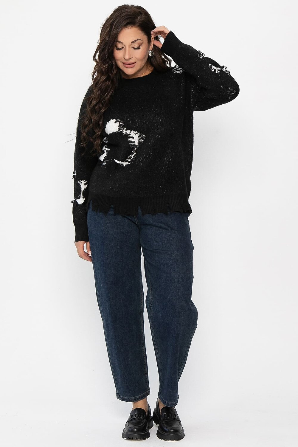 LT Collection Свитер 561994 Б14419-13М черный