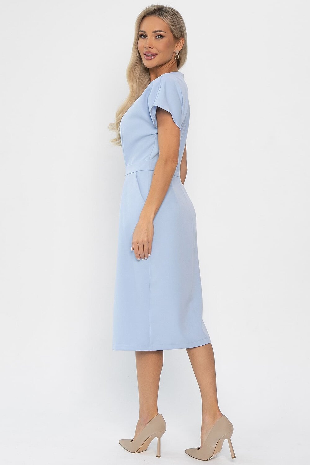 LT Collection Платье 561995 П14370-16М голубой