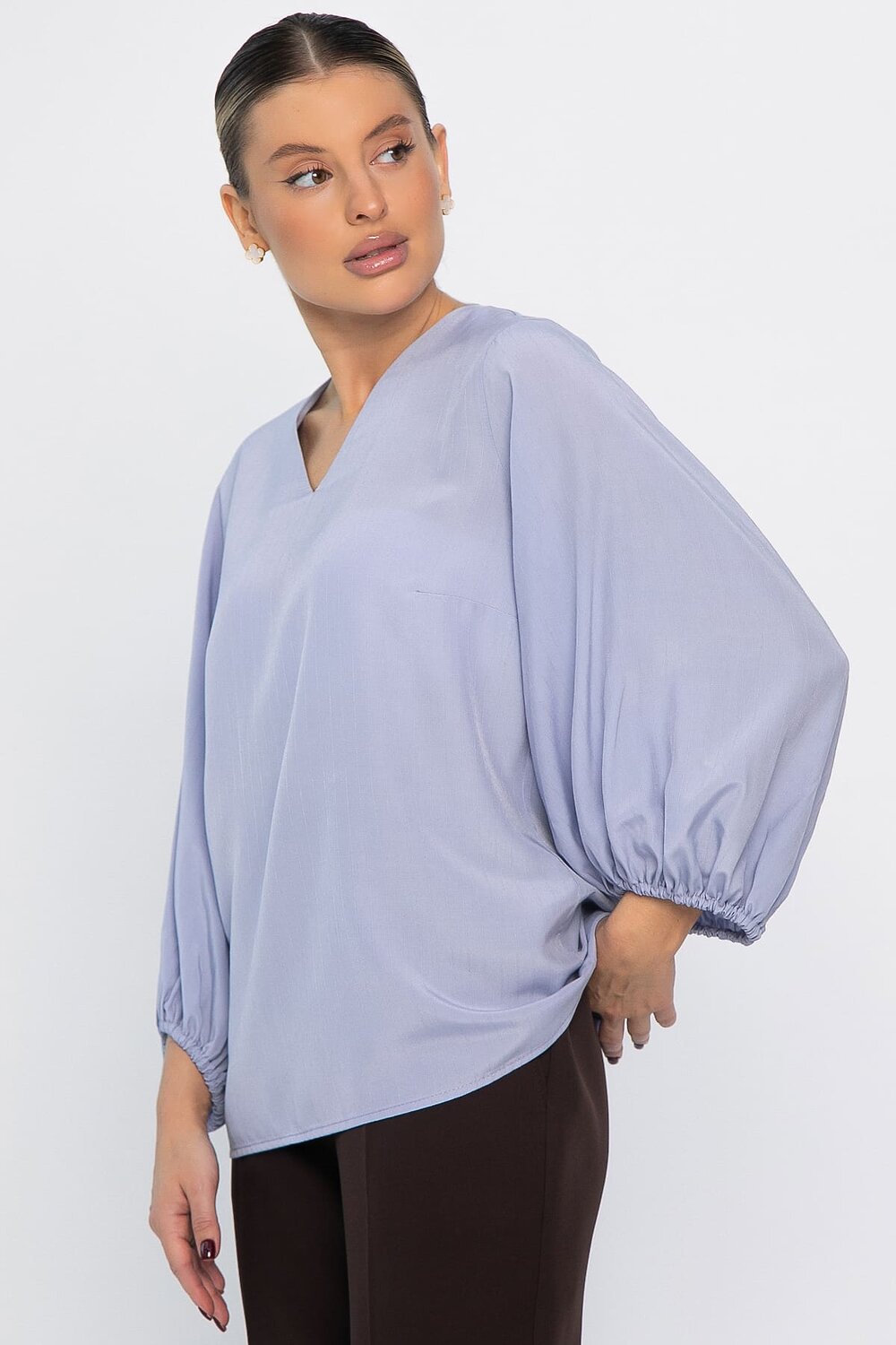 LT Collection Блуза 562538 Б14422-12М голубой