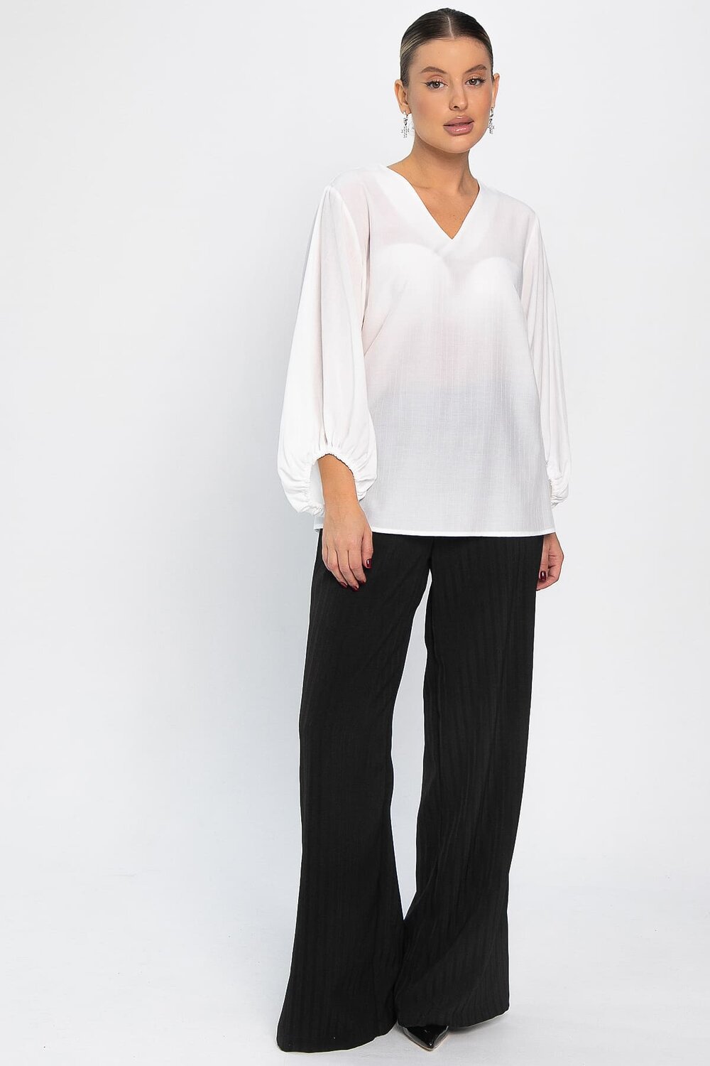 LT Collection Блуза 562543 Б14423-12М молочный